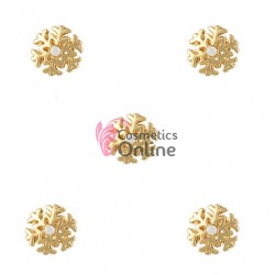 Decoratiuni 3D Metalice 119B Fulgi de Zapada cu cristal